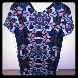 Mara Hoffman silk shirt sleeve dress